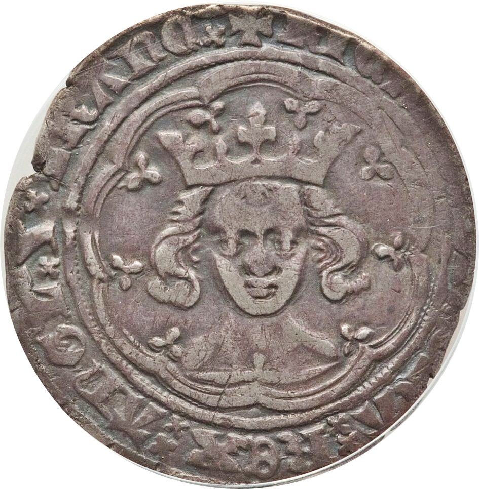 1 Groat - Richard II type II obverse