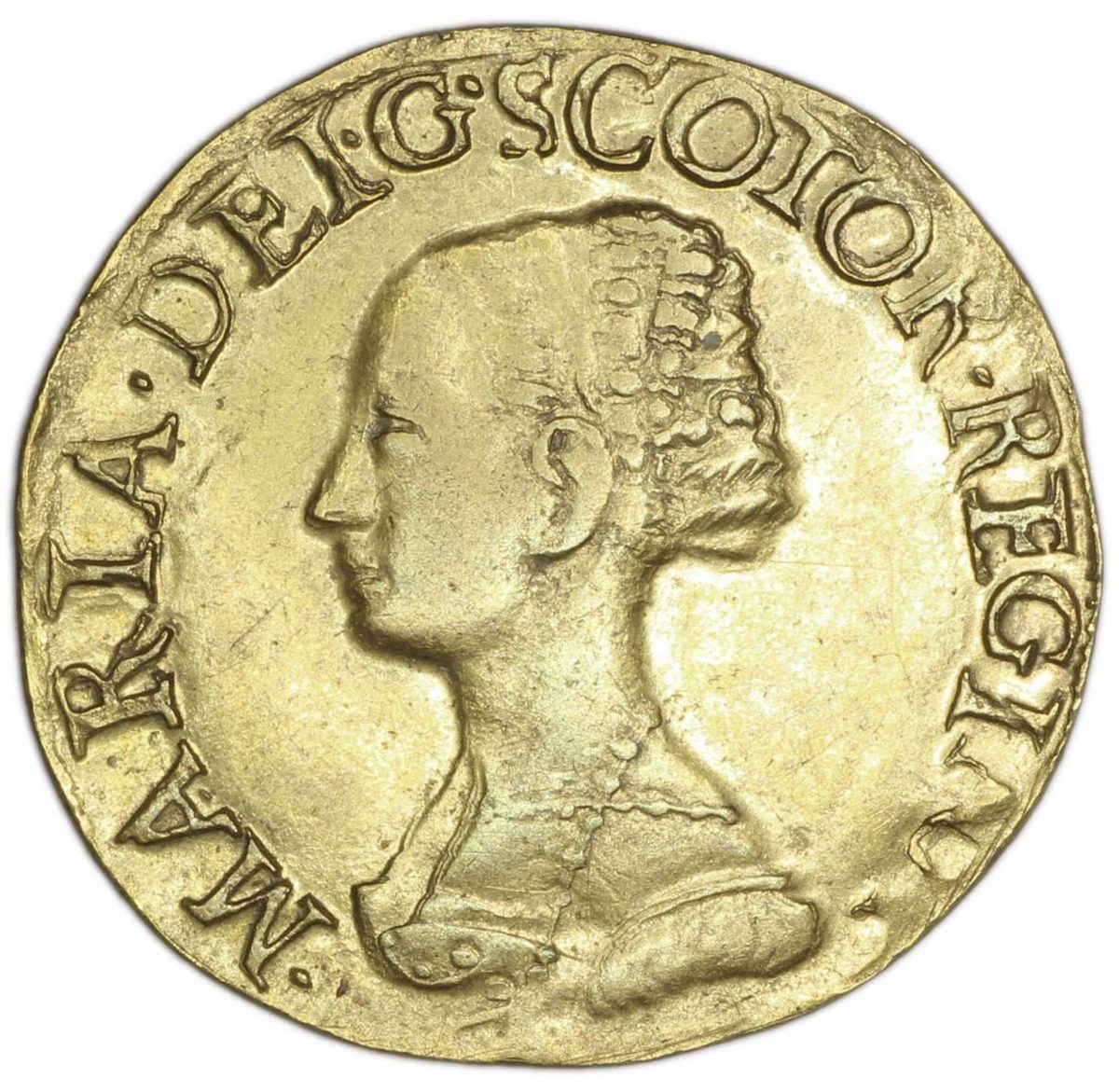Scotland 30 Shilling Piece - Mary I 1st Period obverse
