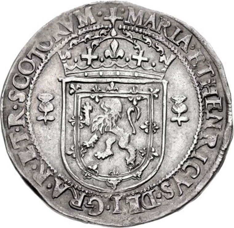 Scotland ⅓ Ryal - Mary and Henry Darnley 4th Period obverse