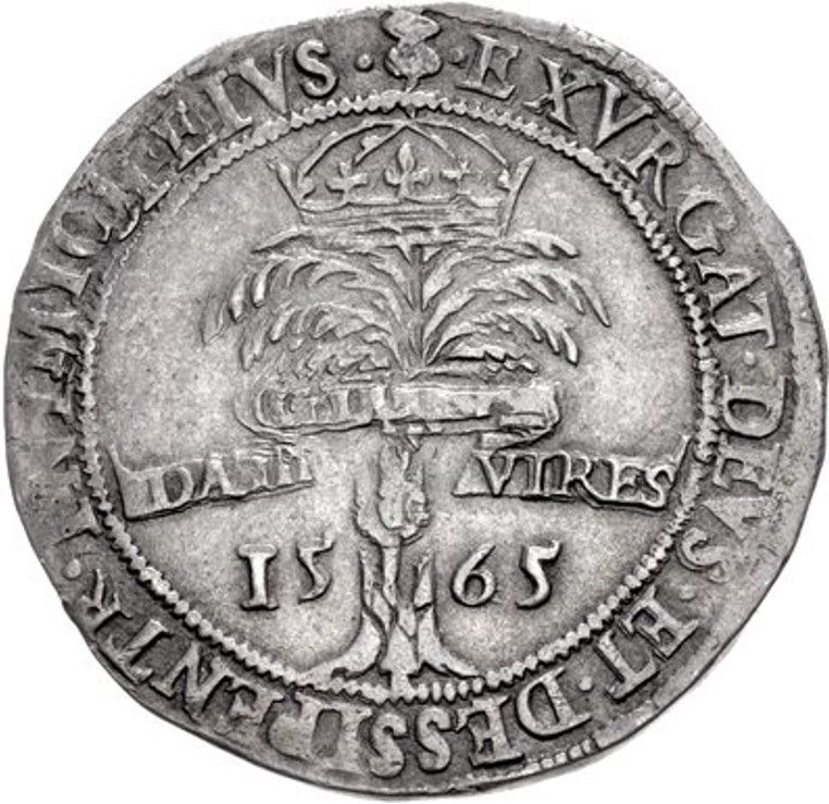 Scotland ⅓ Ryal - Mary and Henry Darnley 4th Period reverse