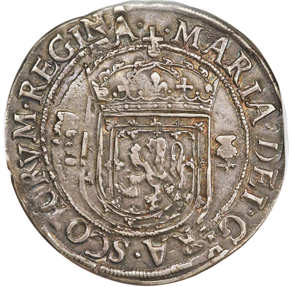 Scotland 1 Ryal - Mary I 5th Period, Countermark of 1578 obverse