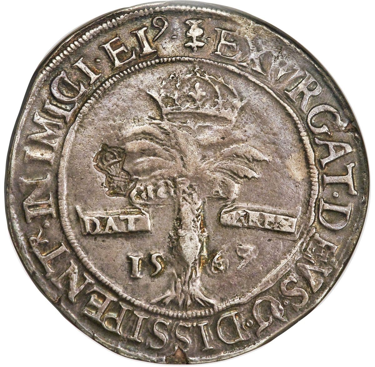 Scotland 1 Ryal - Mary I 5th Period, Countermark of 1578