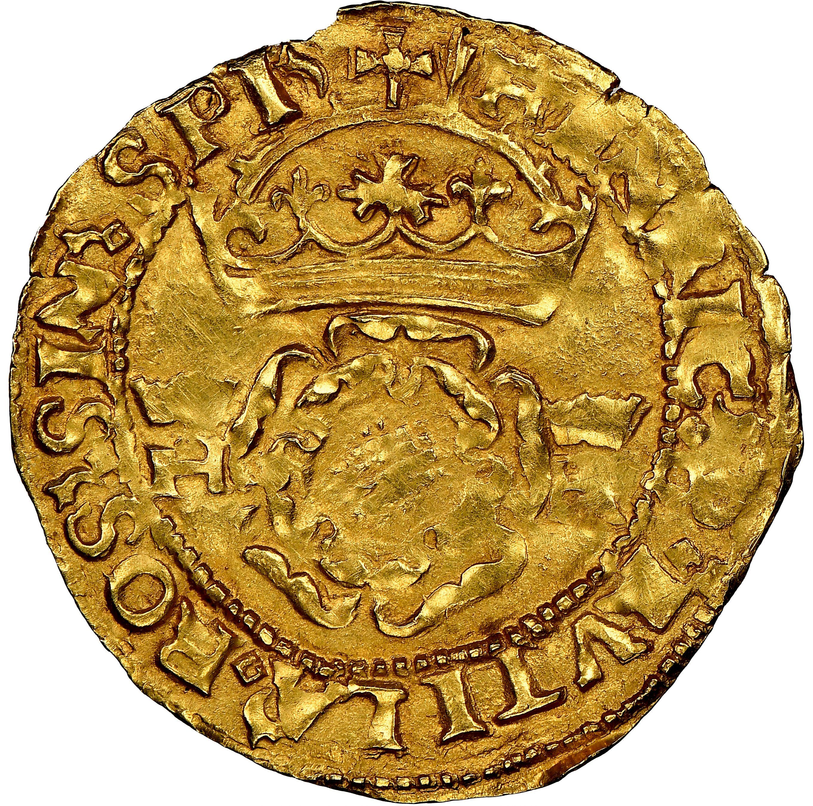 1 Crown - Henry VIII Posthumous; London obverse