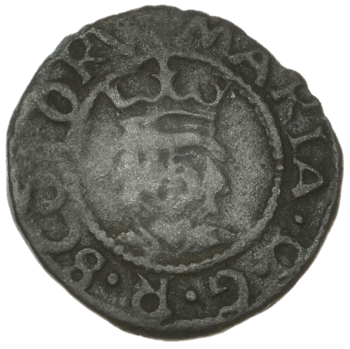 Scotland 1 Penny - Mary I 1st Period, Type II obverse