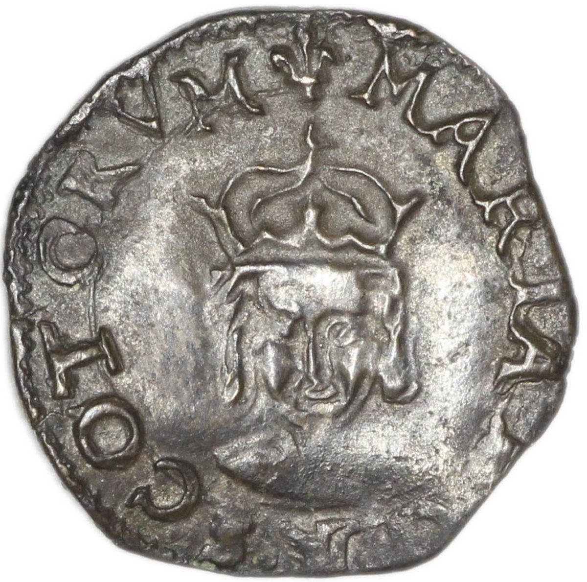 Scotland 1 Penny - Mary I 1st Period, Type III obverse