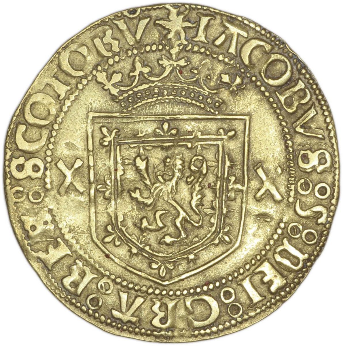 Scotland 1 Crown - James V 2nd Coinage, Type II obverse