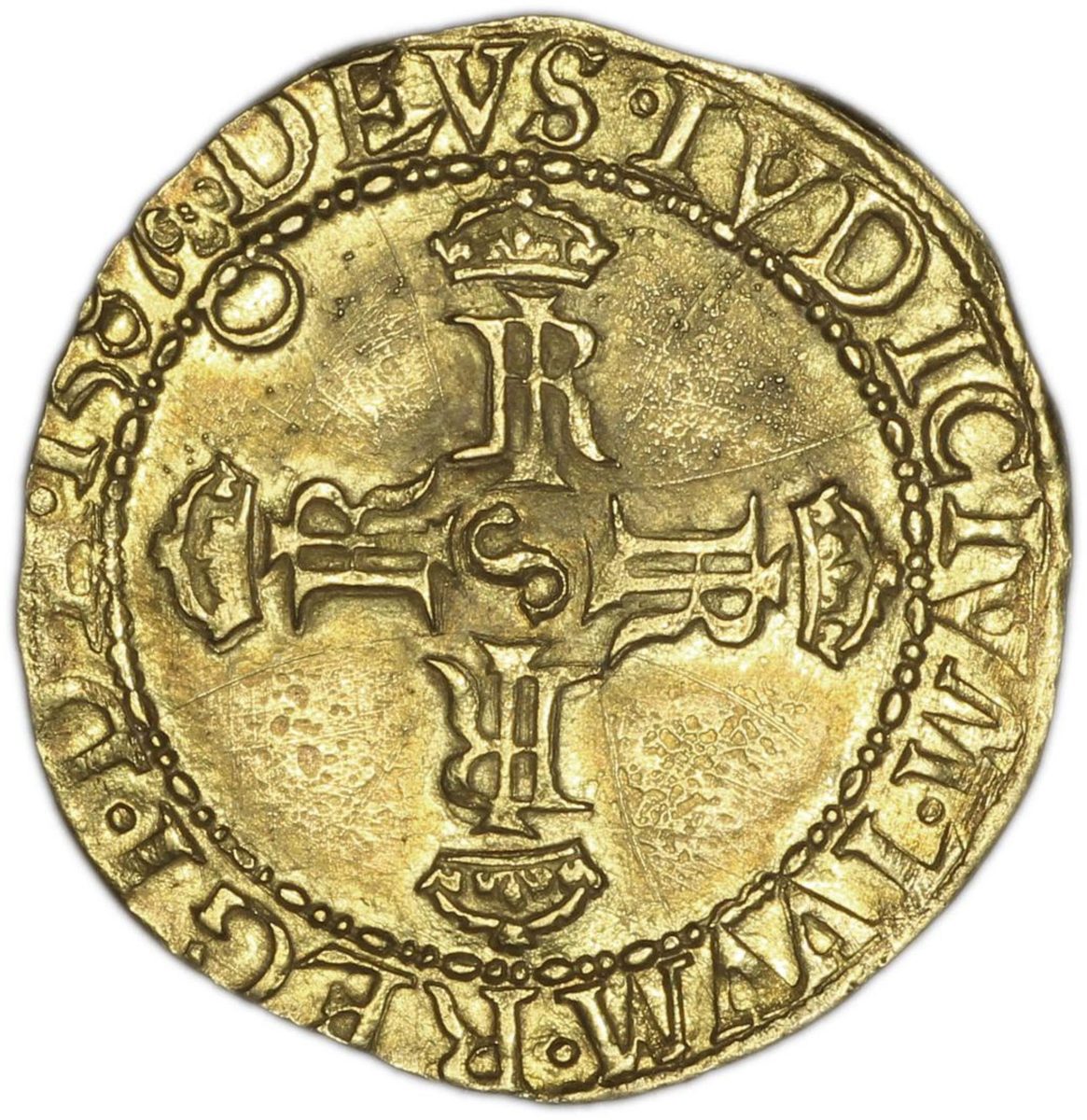 Scotland ⅔ Lion Noble - James VI 4th Coinage obverse