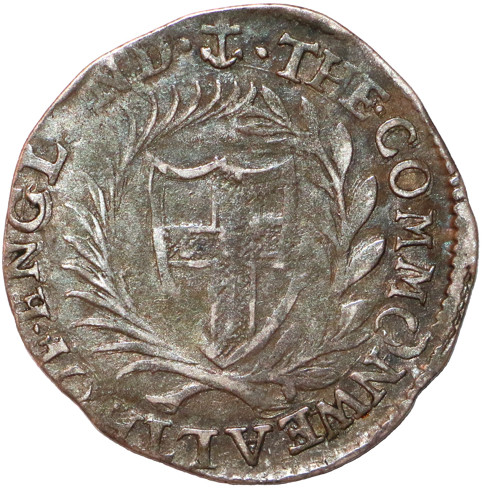 6 Pence - Commonwealth of England Anchor mintmark obverse