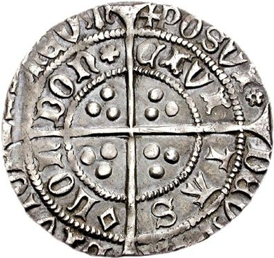 1 Groat - Henry VI Rosette-mascle issue; London