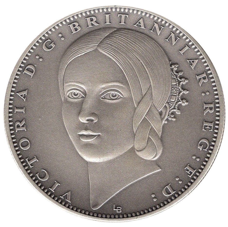 Isle of Man 5 Pounds - Elizabeth II Victoria - Young Portrait