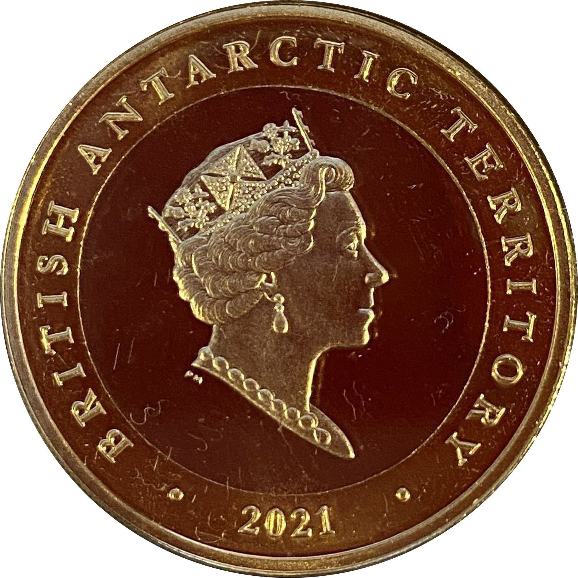 British Antarctic Territory 2 Pounds - Elizabeth II Environmental protection obverse