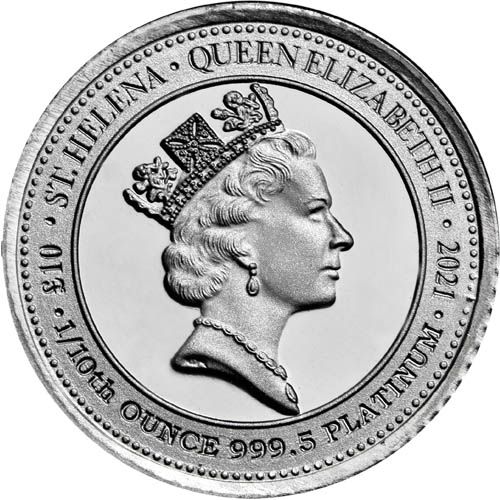Saint Helena 10 Pounds - Elizabeth II Victory obverse