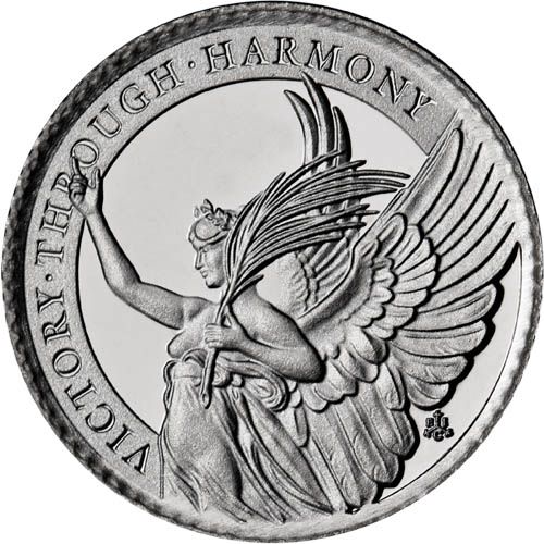 Saint Helena 10 Pounds - Elizabeth II Victory reverse