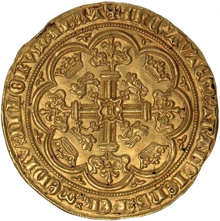 1 Noble - Edward III Treaty period; Calais