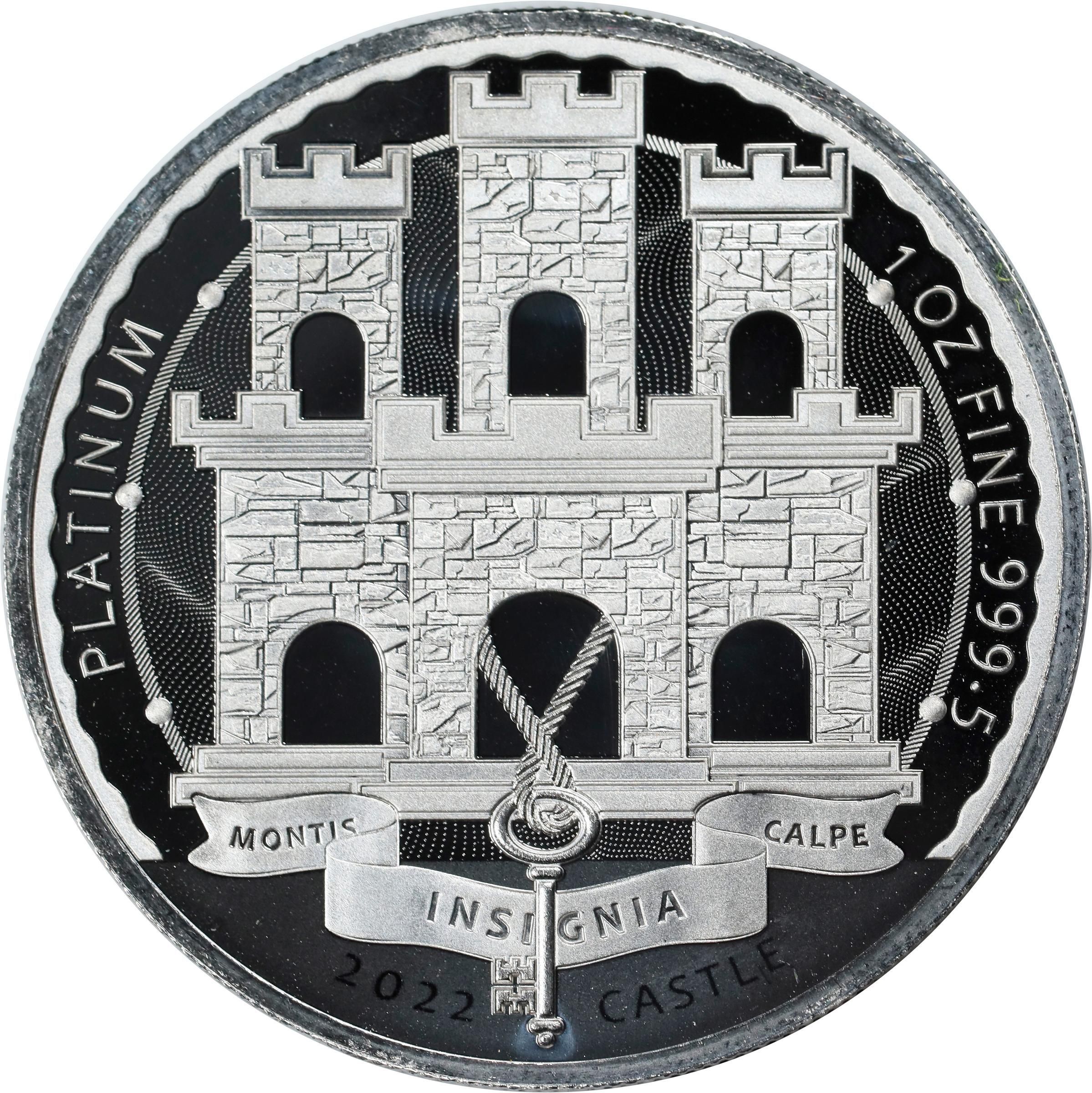 Gibraltar 5 Pounds - Elizabeth II Castle