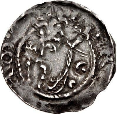 Scotland 1 Penny - William I Crescent and Pellet Coinage, Type I obverse