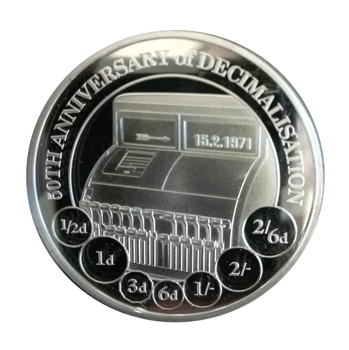 Jersey 5 Pounds - Elizabeth II Decimalisation