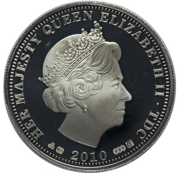 Tristan da Cunha 5 Pounds - Elizabeth II Britannia obverse