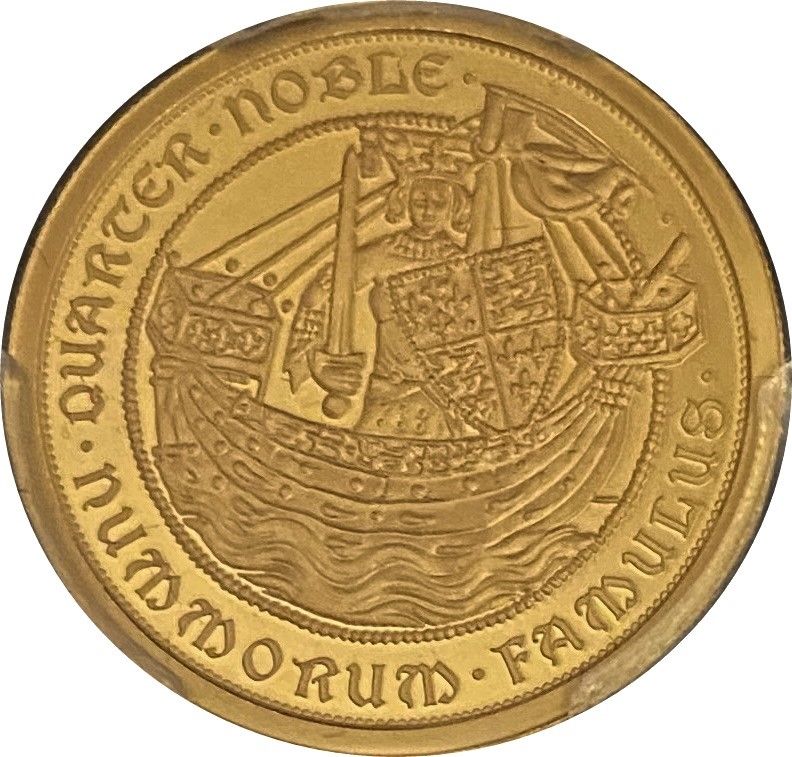Tristan da Cunha ¼ Noble - Elizabeth II King Edward III reverse