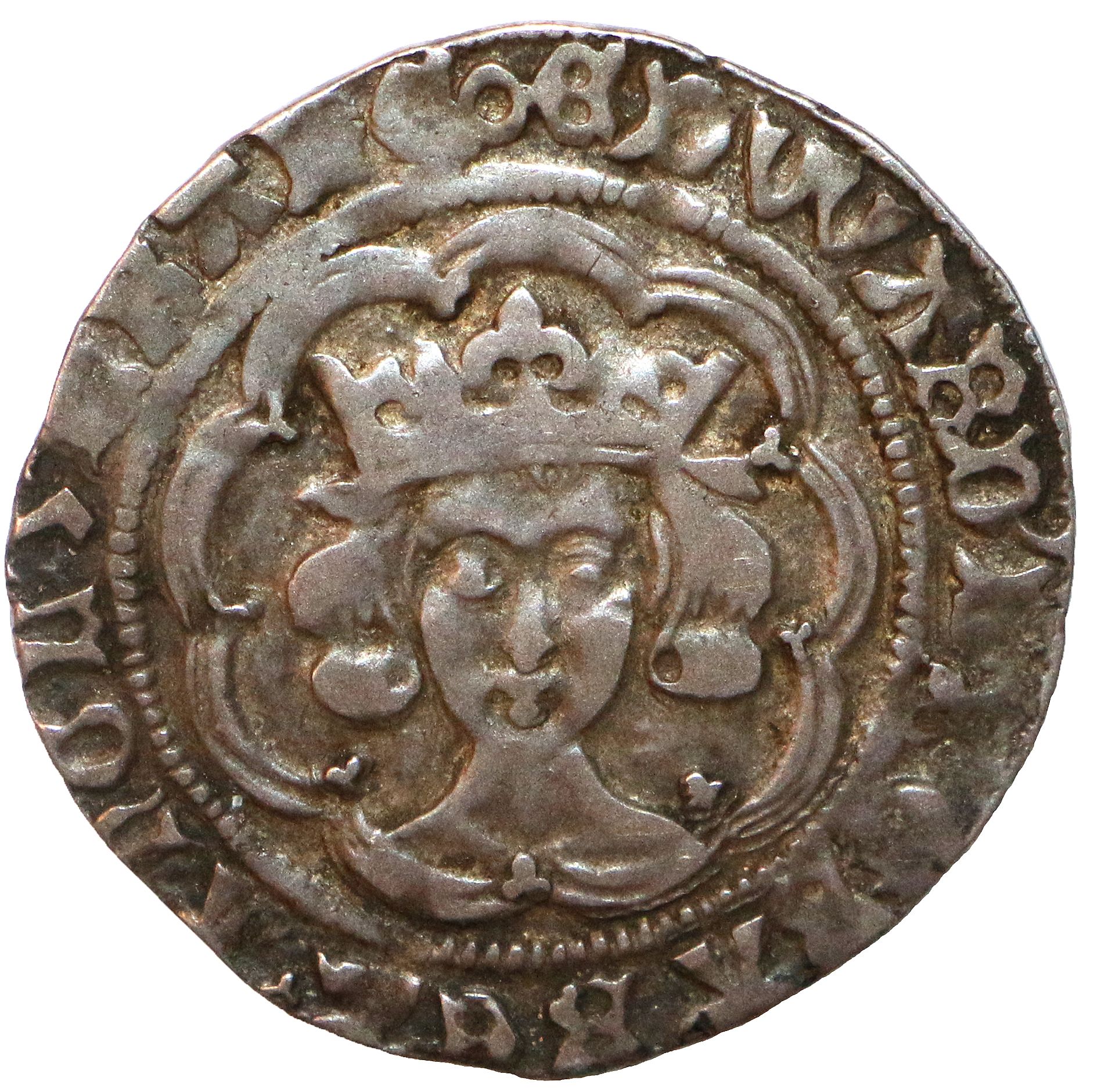 1 Groat - Edward IV 2nd reign obverse