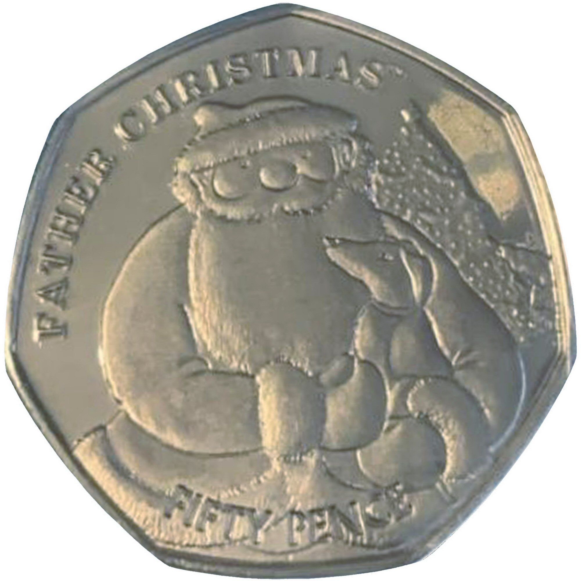 British Indian Ocean Territory 50 Pence - Elizabeth II Father Christmas reverse