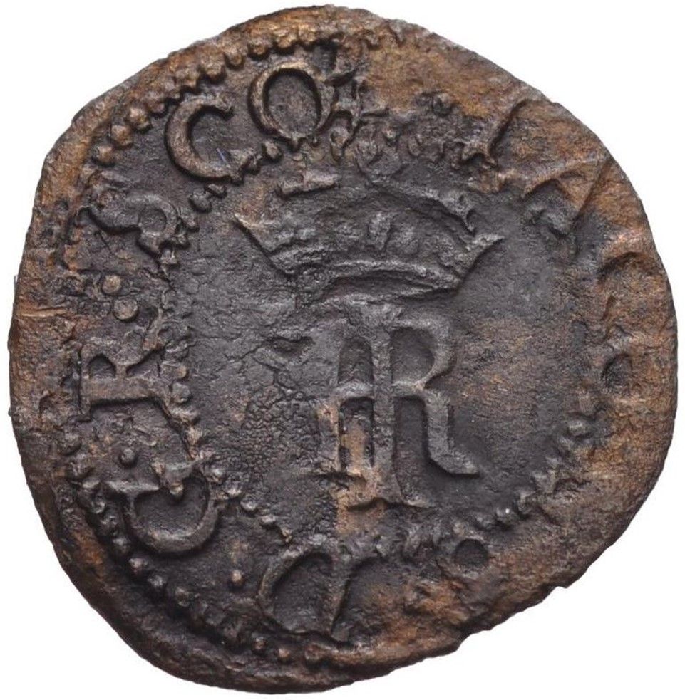 Scotland 1 Penny Plack - James VI obverse