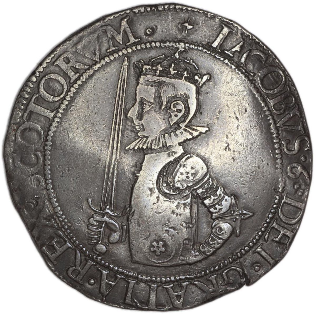 Scotland 40 Shillings - James VI 4th Coinage obverse