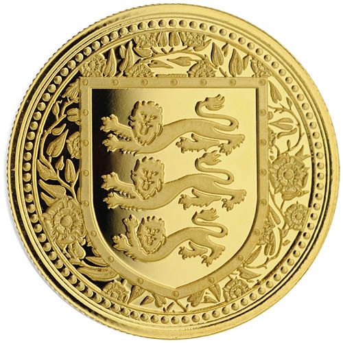 Gibraltar 5 Pound - Elizabeth II Royal Arms of England