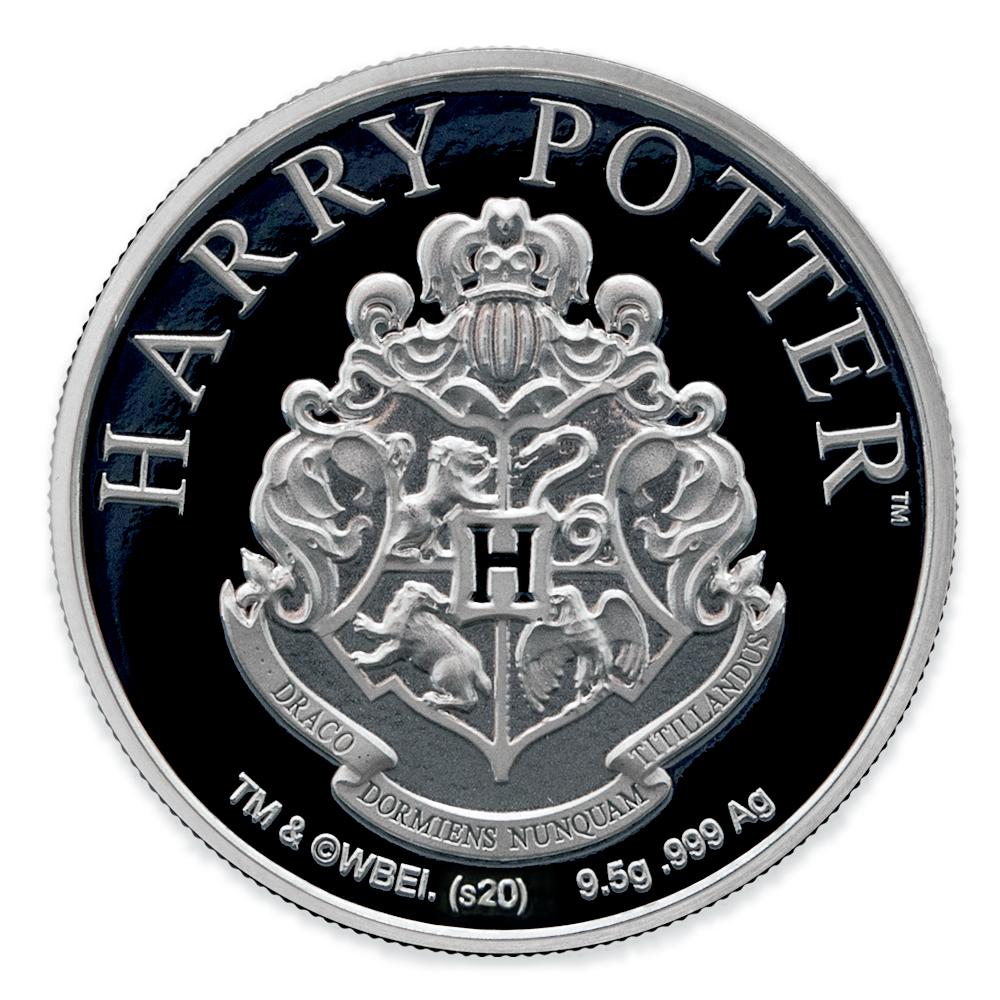 Gibraltar 1 Pound - Elizabeth II Hogwart's Crest