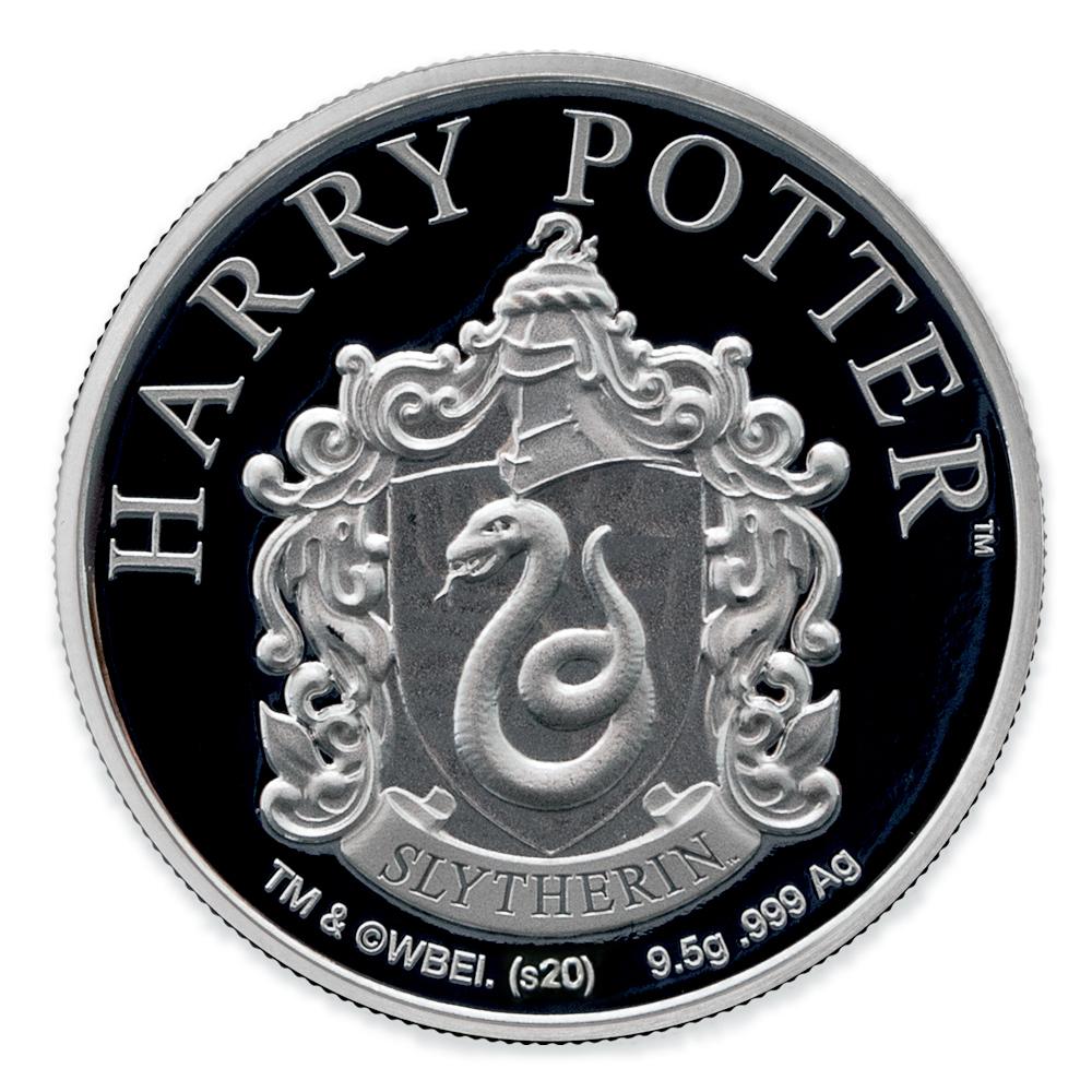 Gibraltar 1 Pound - Elizabeth II Slytherin Crest