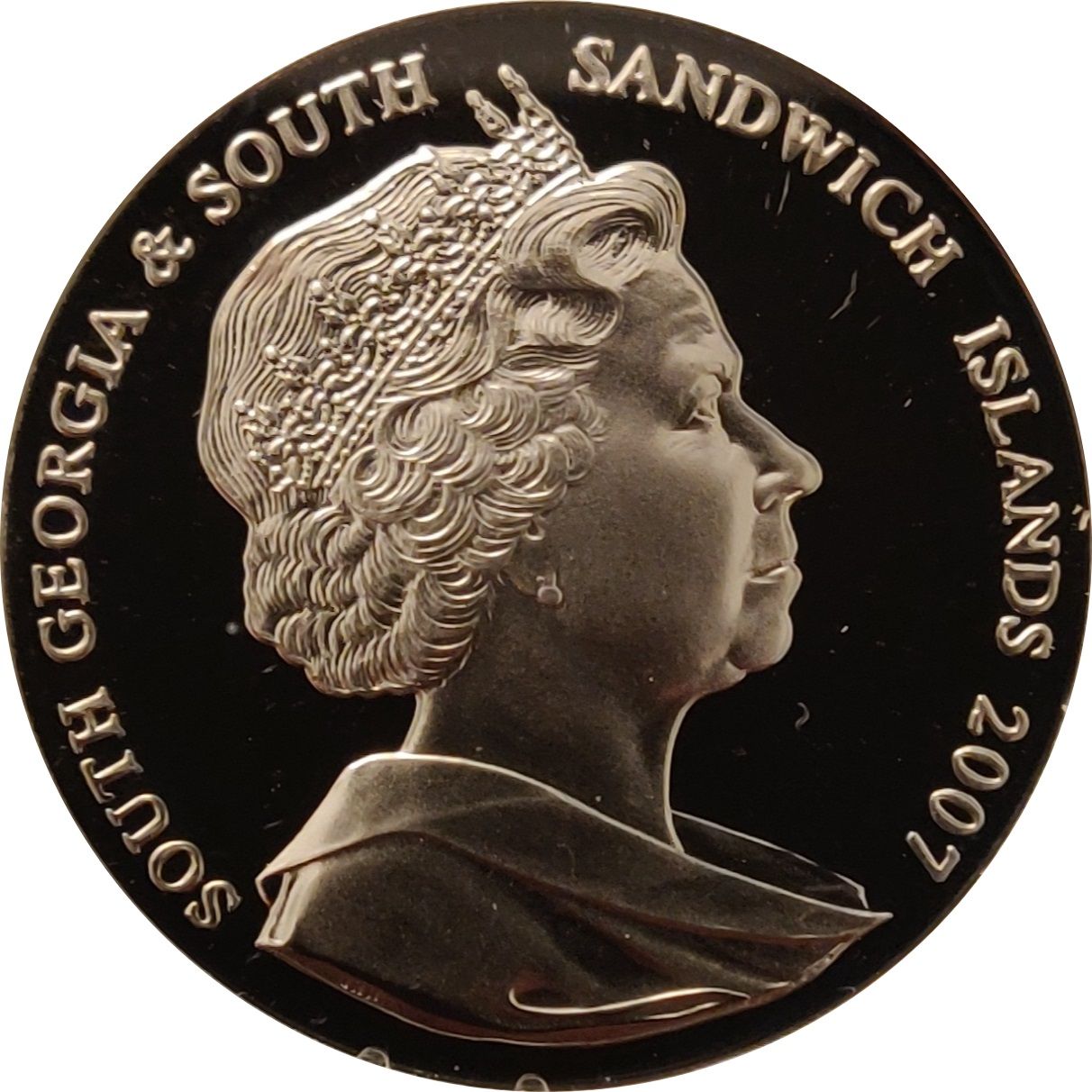 South Georgia and the South Sandwich Islands 2 Pounds - Elizabeth II International Polar Year obverse