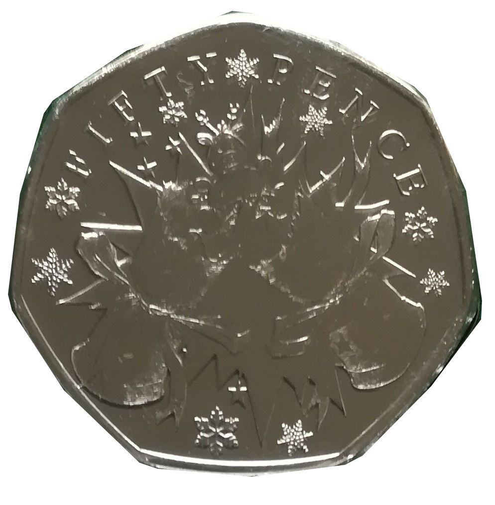 Guernsey 50 Pence - Elizabeth II Christmas Cracker