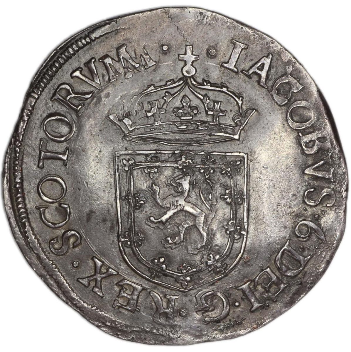 Scotland 2 Merks - James VI 2nd Coinage obverse