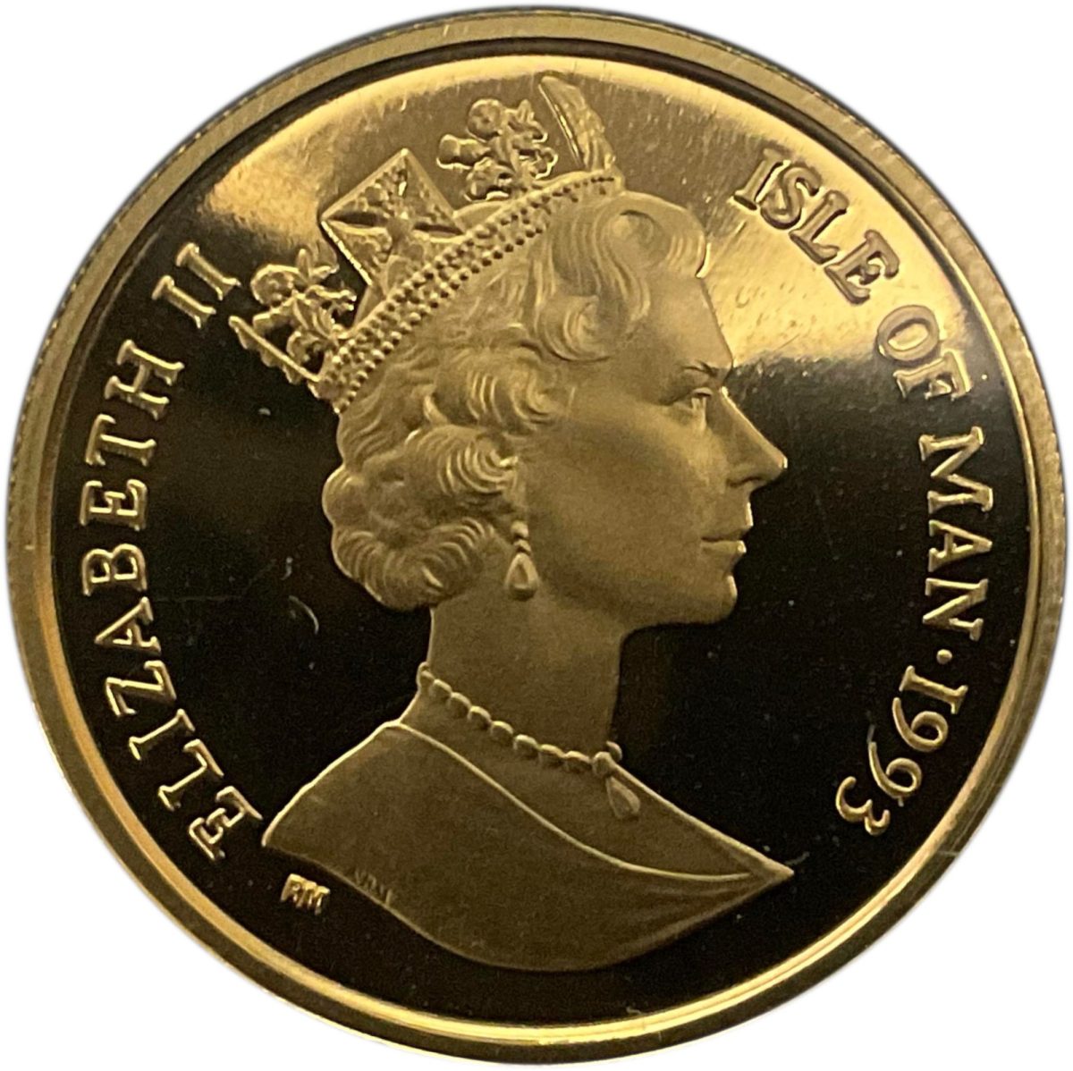 Isle of Man 50 Pounds - Elizabeth II Nigel Mansell obverse