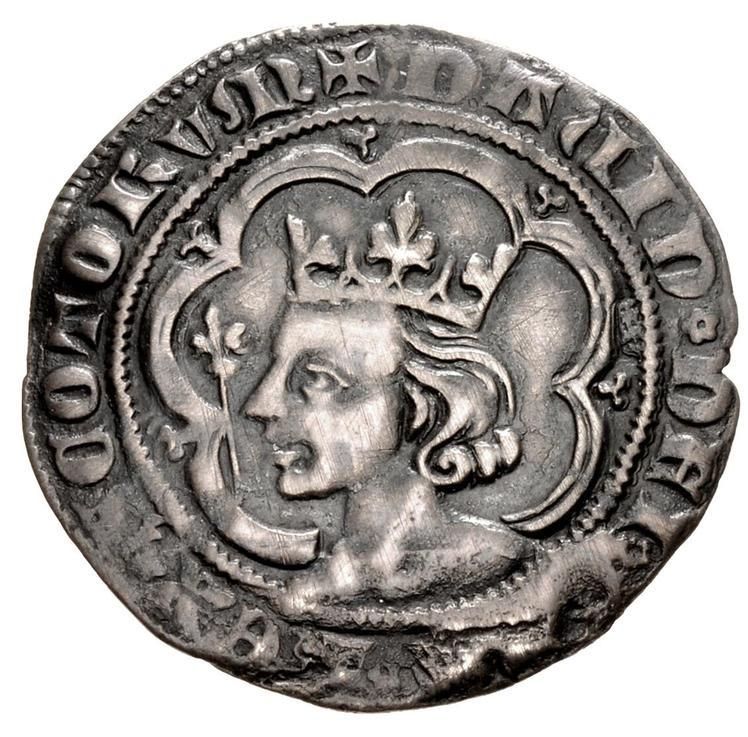 Scotland 1 Groat - David II 2nd Coinage, Class A obverse