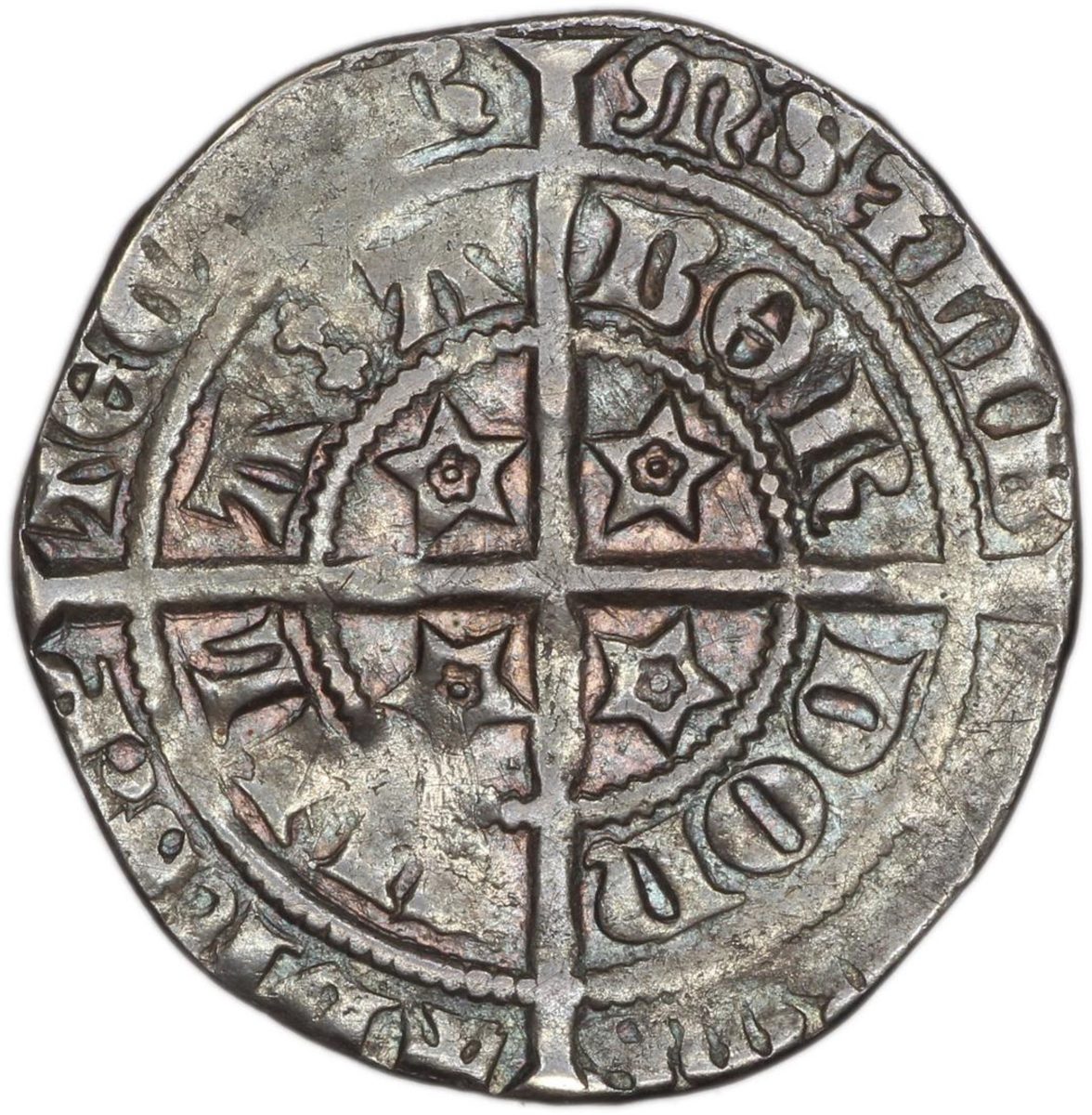 Scotland 1 Groat - David II 2nd Coinage, Class B
