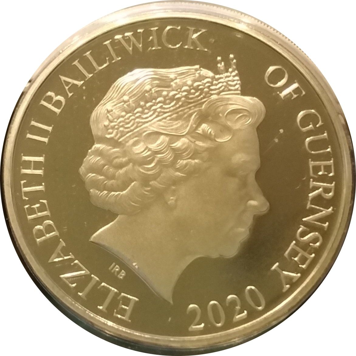 Guernsey 5 Pounds - Elizabeth II Florence Nightingale obverse