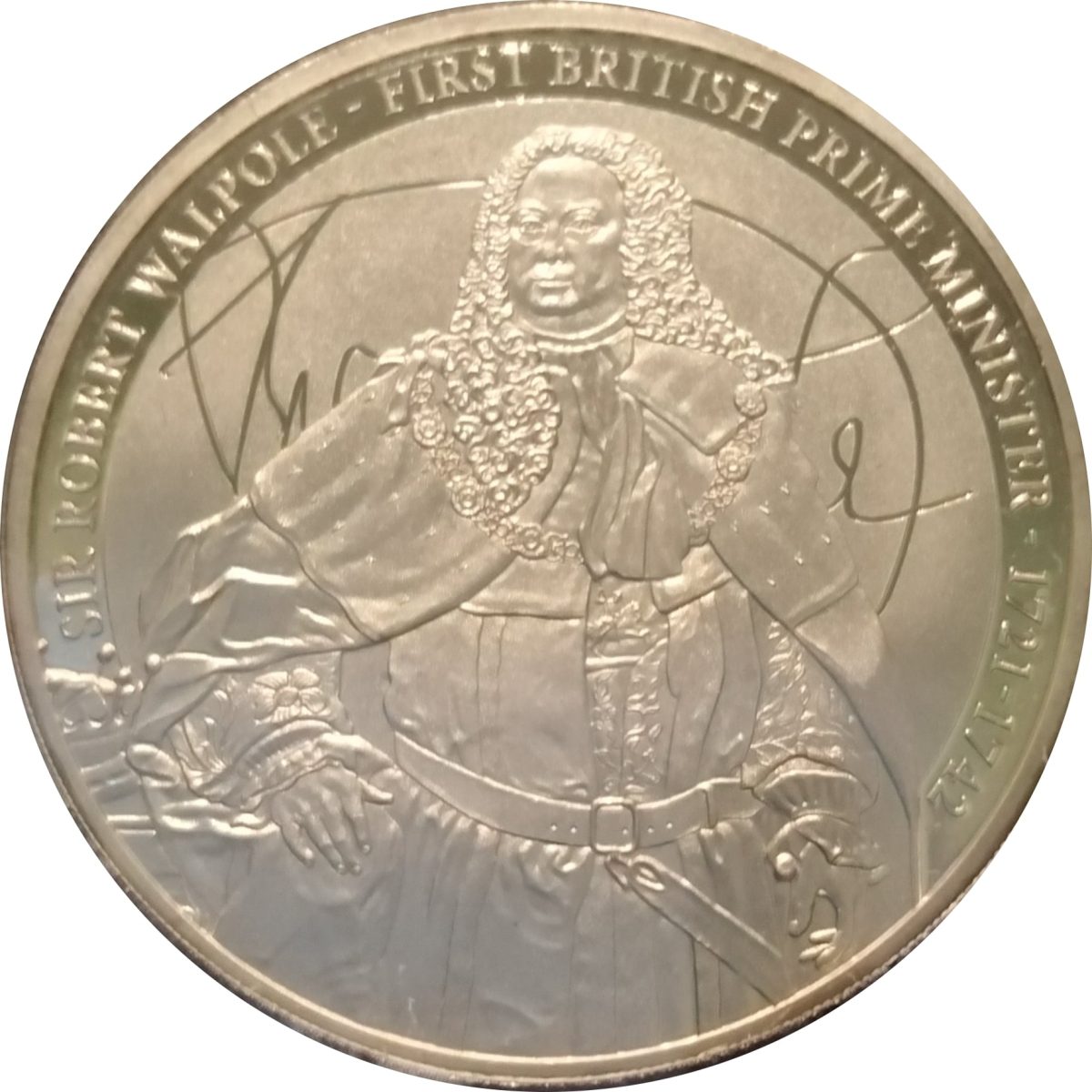 Jersey 5 Pounds - Elizabeth II Robert Walpole