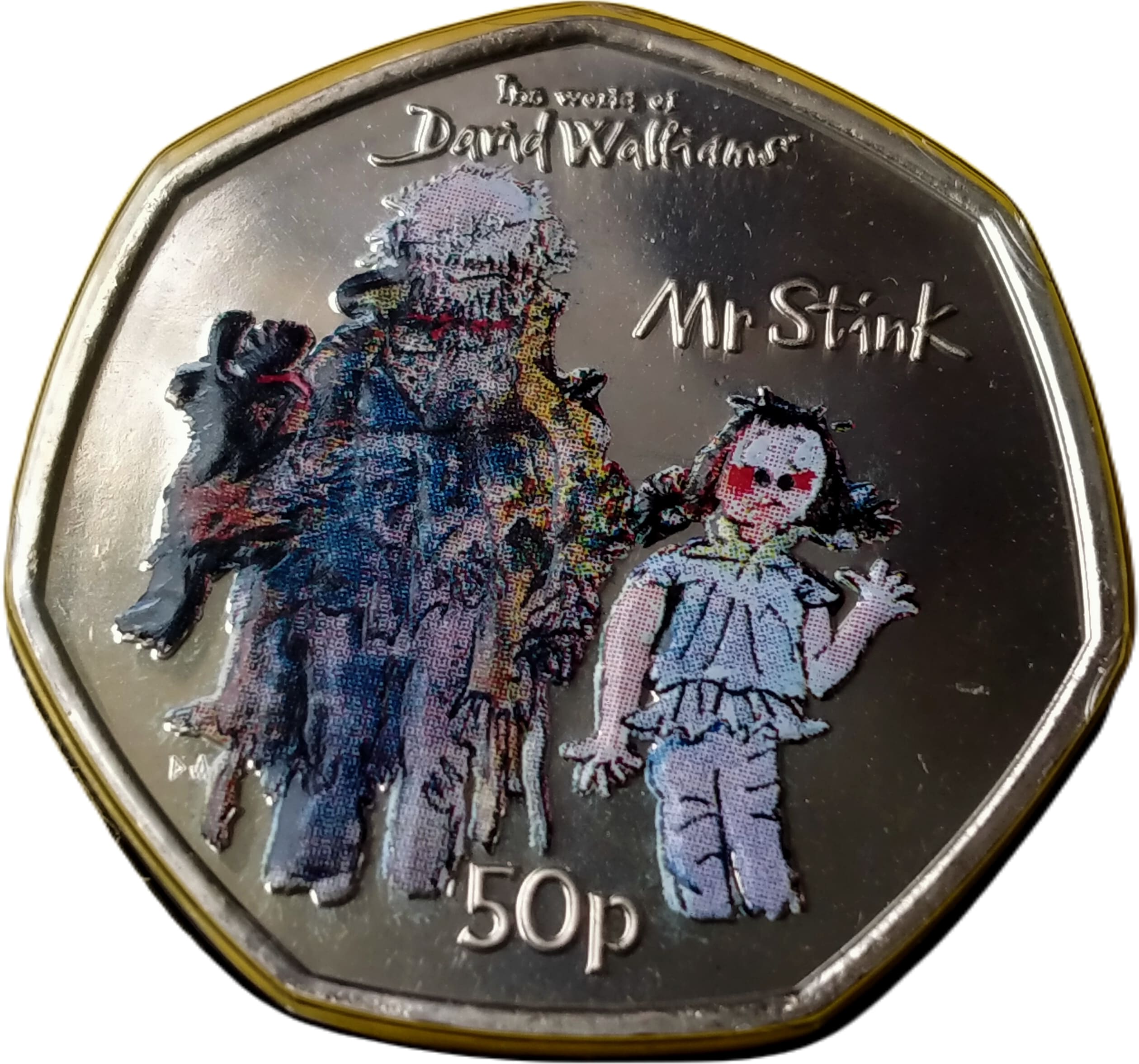 Gibraltar 50 Pence - Elizabeth II Mr Stink