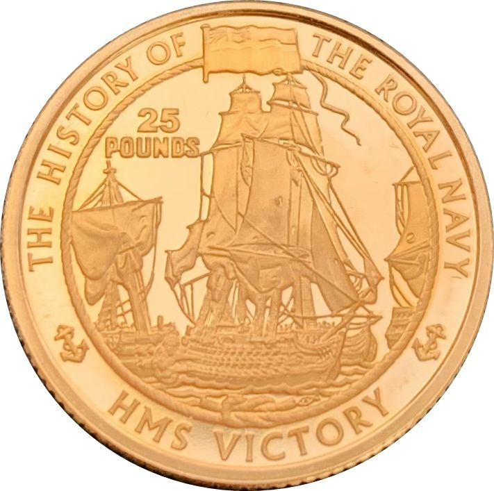 Jersey 25 Pounds - Elizabeth II HMS Victory