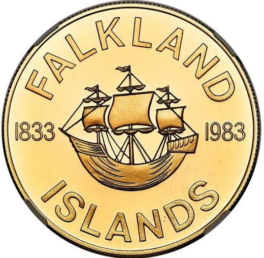 Falkland Islands 50 Pence - Elizabeth II British Rule