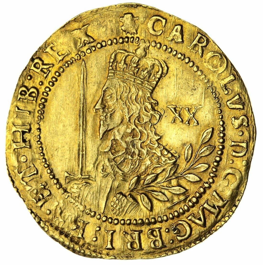 1 Unite - Charles I Oxford obverse