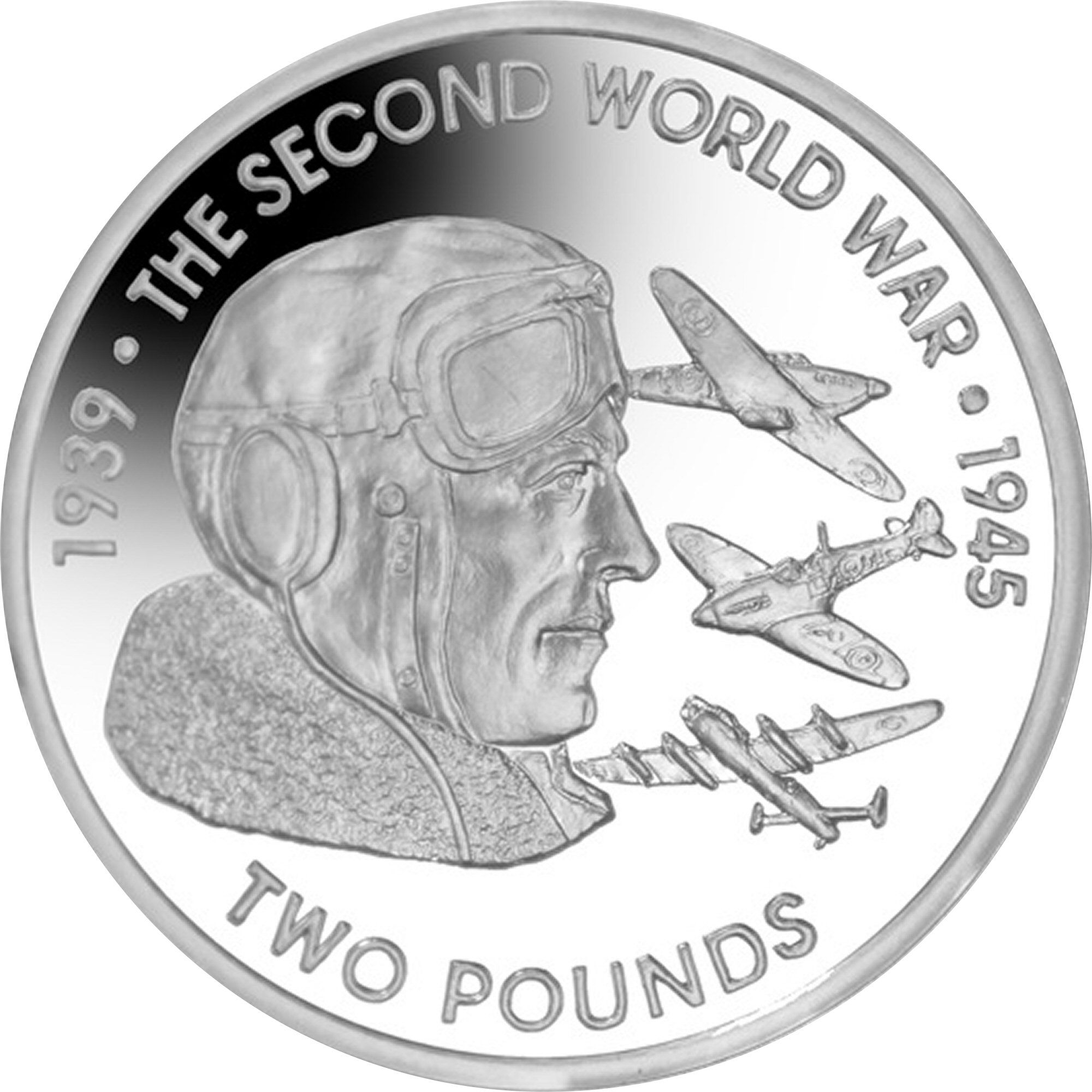British Indian Ocean Territory 2 Pounds - Elizabeth II The Airman