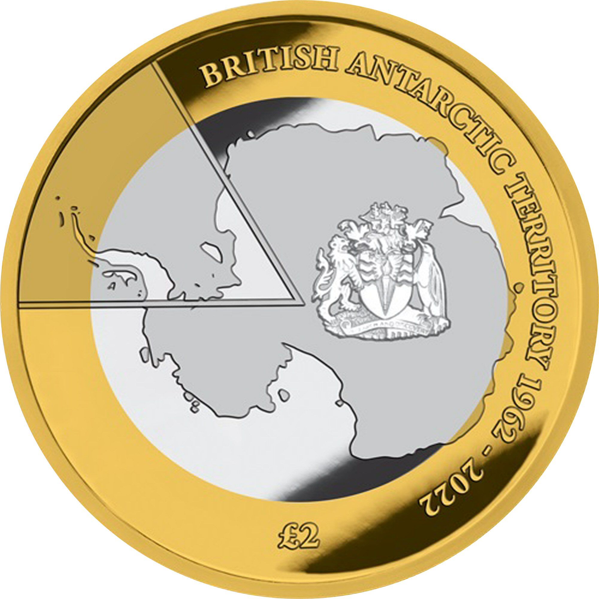British Antarctic Territory 2 Pounds - Elizabeth II Formation of the Territory