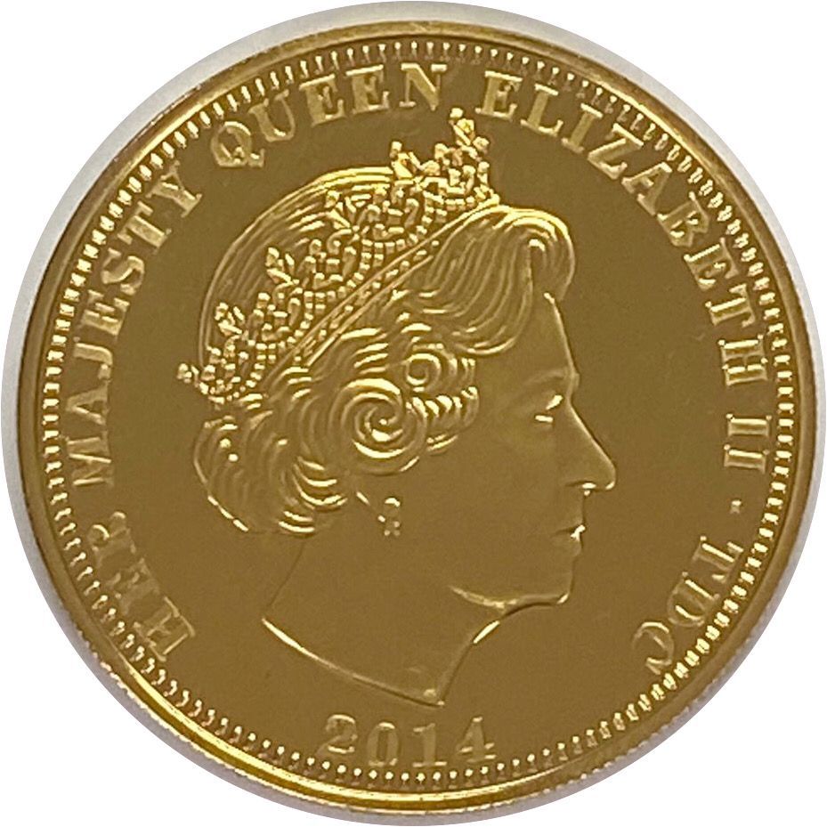 Tristan da Cunha 1 Crown - Elizabeth II Birth of a princess obverse