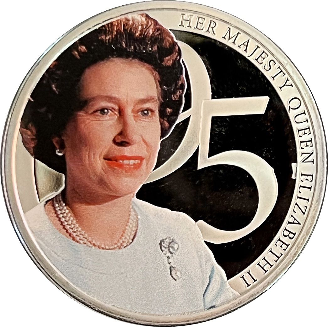 Jersey 50 Pence - Elizabeth II Her Majesty the Queen's 95th birthday photographic collection