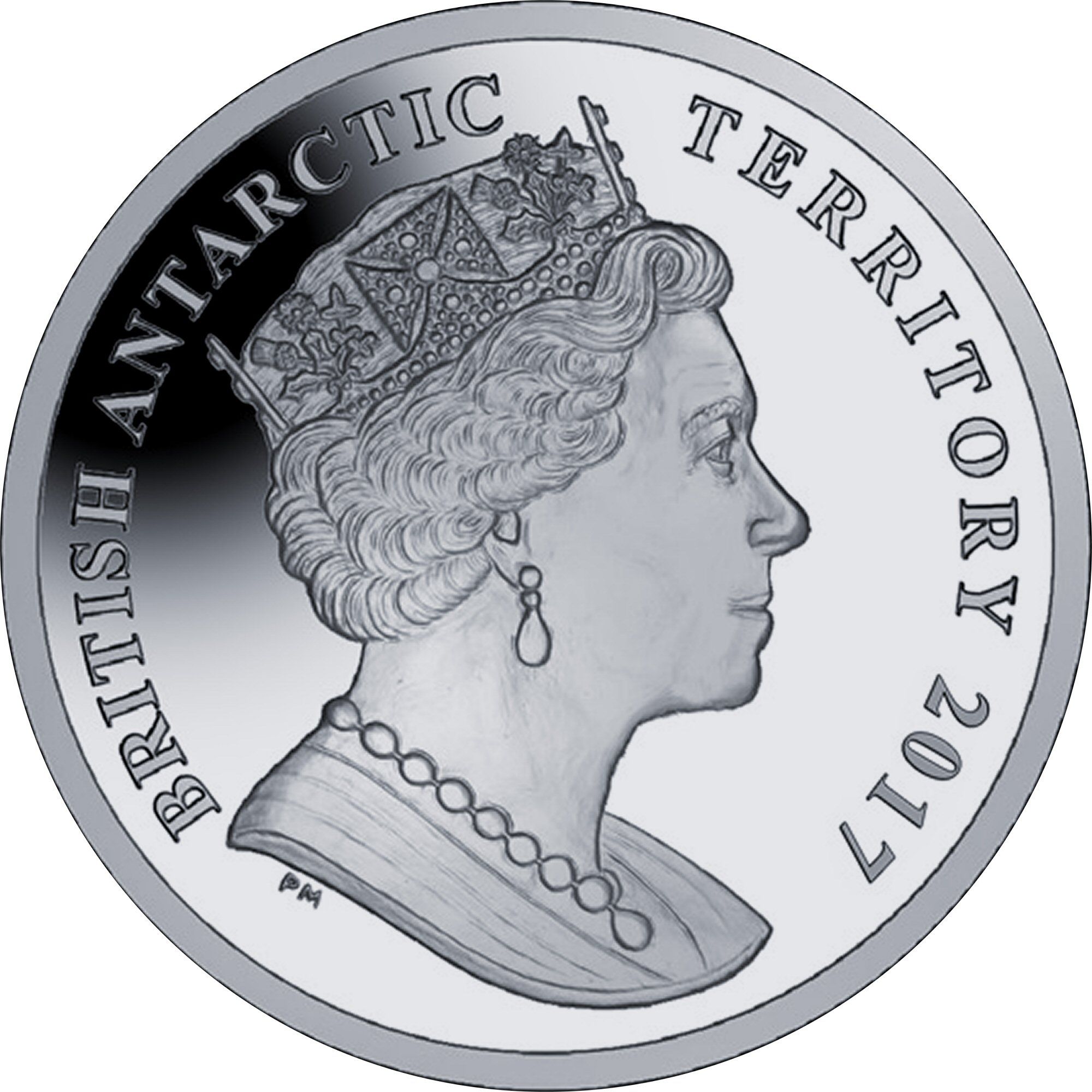 British Antarctic Territory 2 Pounds - Elizabeth II Larsen B Ice Shelf obverse