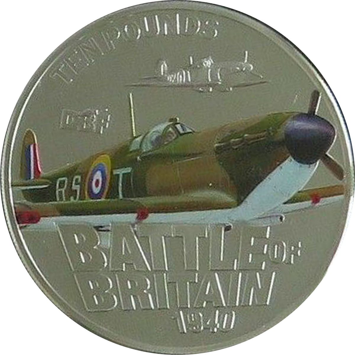 Jersey 10 Pounds - Elizabeth II 70th Anniversary of The Battle of Britain