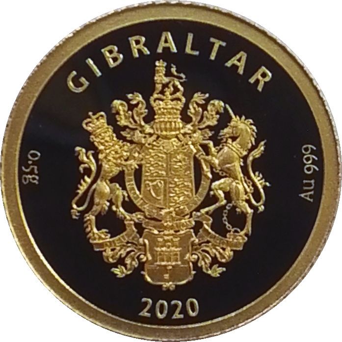Gibraltar 1 Pound - Elizabeth II 80 Years Of The Commandos