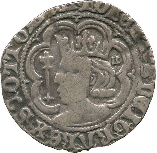 Scotland ½ Groat - Robert II obverse